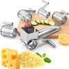 SUQ 4 in 1 Cheese Grater, Stainless Steel, Compact Cheese