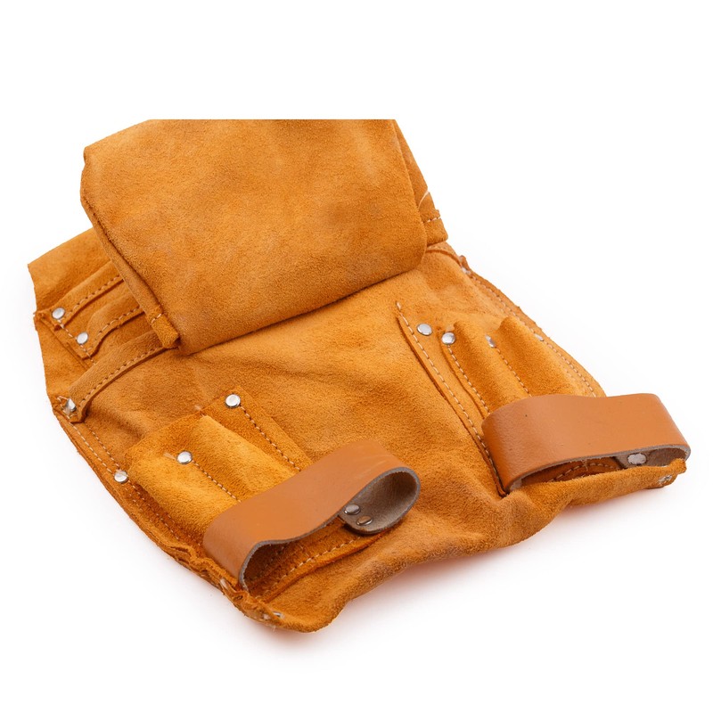 Mivos Leather Tool Belt Bag - Mini Tool Bag for