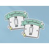 2 x 10cm Hyper Fixation Vinyl Stickers - Switch Neurodiversity