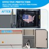 Gisafai 18 Inch High Adjustable RV Door Screen Protector Adjusts