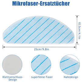 Washable Cleaning Cloth for Ecovacs Deebot T9 Series T9 AIVI T9 PRO T9 MAX Replacement Parts Pack of 5