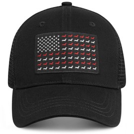 Lussues Nee Dachshund Baseball Cap for Dachshund Lovers,Baseball Hats for Men Women Black