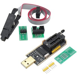 Fasizi SOP8 SOIC8 Test Clip for EEPROM 25CXX / 24CXX + CH341A 24 25 Series EEPROM Flash BIOS USB Programmer