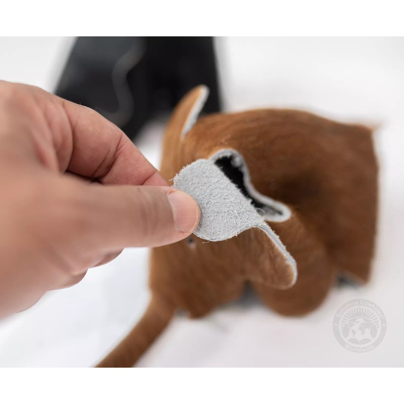 Luxury Cowhides Decorative Handmade Mini Elephant Doll - Assorted Tones