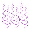 AimtoHome Party Swirl Decorations, Hanging Swirl for Ceiling Decorations, Purple,