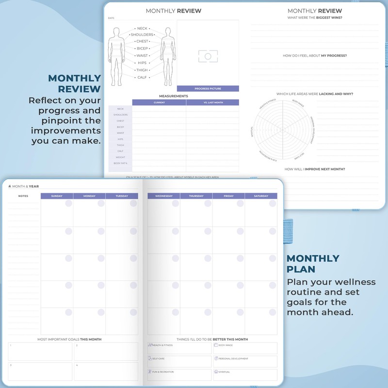Clever Fox Fitness & Food Journal – Nutrition & Workout