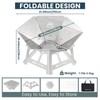 21" Portable Outdoor Fire Pit with Charcoal Grill Net &