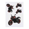 Azeeda 4 x 'Dirtbike-Motorrad' Temporäre Tattoos - Wasserfest, Hautfreundlich &