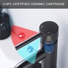 Bathroom Faucet Matte Black Modern Bathroom Sink Faucet with Single