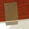 Tighall Antique Bronze Corner Brackets Brass Brace 2.36"x1.57"x0.04" Box Right