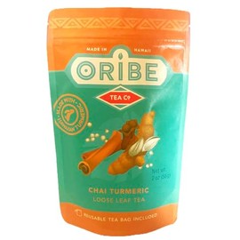 Oribe Tea Co. Hawaii - Hawaiian Loose Leaf Tea Crafted in Hilo (Chai Turmeric, 2 Ounce)