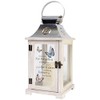 Butterfly Memorial Forever in Our Hearts Flameless Lantern