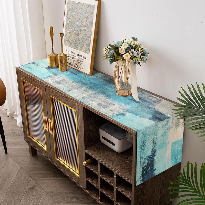 Table Runner Teal 40 x 140 cm Table Runner Autumn