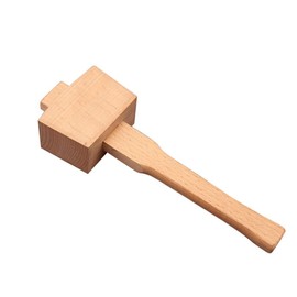 LATRAT 1 Piece Beech Wood Hammer Professional Woodworking Hammer Woodworking Tool for DIY Carpentry Woodworking Tool 245 mm
