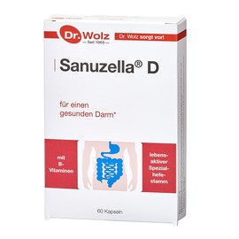 Sanuzella D | Lebensaktive Spezialhefe Saccharomyces cerevisiae Hansen CBS 5926| B-Vitamine | 60 Kapseln