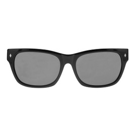 Tres Noir Eyewear El Jefe Sunglasses (Shiny Black w/Smoke CR-39 Lenses) XL Comfortable Frame Classic Style Vintage Inspired