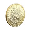Voocye Mayan Civilization Aztec Calendar Coin 40mm Diameter (1 Gold)
