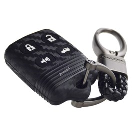 Carbon Silicone Key Fob Cover Protector for Ford Lincoln Mercury Fusin Explorer Expedition Focus Mustang Lincoln Mercury