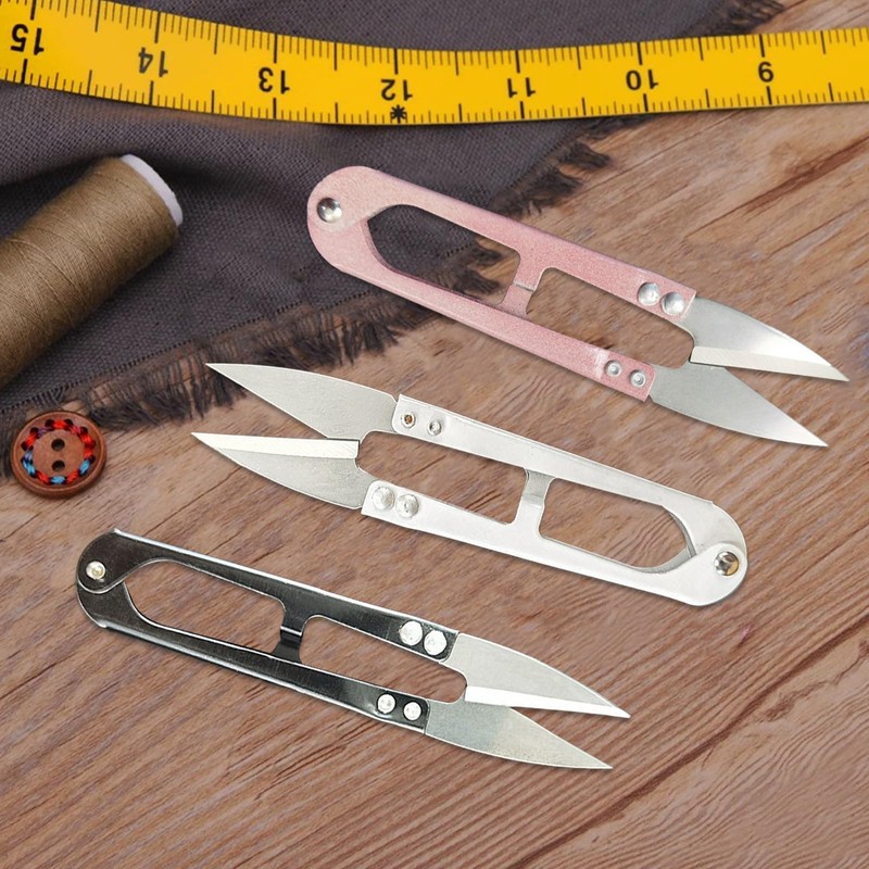 Thoquene Pack of 3 Thread Scissors, Small Sharp, Insertable Thread