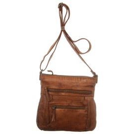 Bear Design Cow Lavato Marion Schoudertas Cognac, Cognac