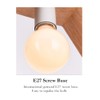 Chrasy Wooden Pendant Lamp Modern Ceiling Light Wood Lampshade Classical