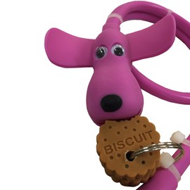 TS BIKE DG-01 Doggy Lock Diameter 0.4 x 23.6 inches (9 mm) x 23.6 inches (60 cm), Pink