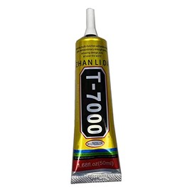 T-7000 50ml Super, Glass,Fabric,Craft, Adhesive,Puzzle, Glue Suitable for Repair Multipurpose High Performance Industrial Glue Semi Fluid Black Adhesive (50ML,1PACK)