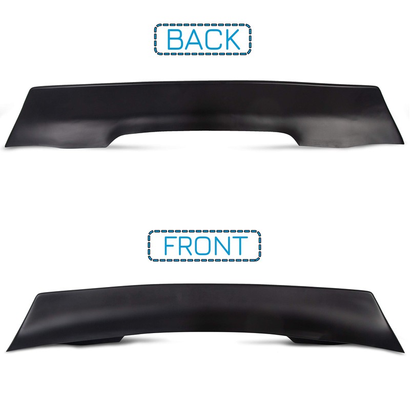 Kojem Rear Trunk Spoiler Tailgate Lip Ducktail Wing Kit Compatible