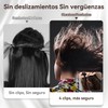 Extensiones de Cabello Natural Ondulado, 6 piezas, Extensiones de Cabello