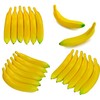 JEDFORE Artificial Yellow Bananas Lifelike Simulation Fake Fruit Home House