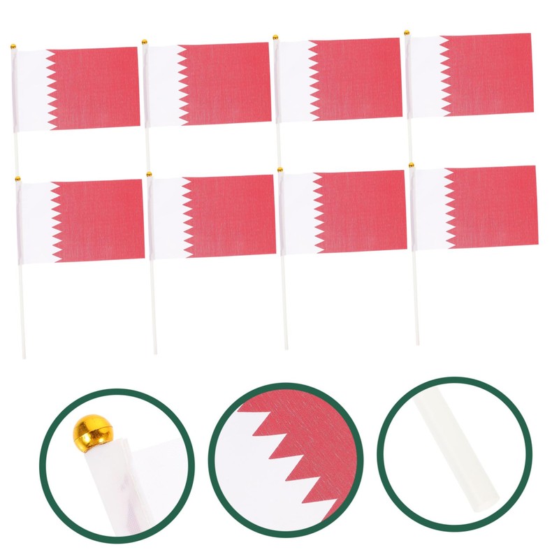 BESPORTBLE 60pcs Handheld Football Flags Cheering Signal Flags for Patriotic
