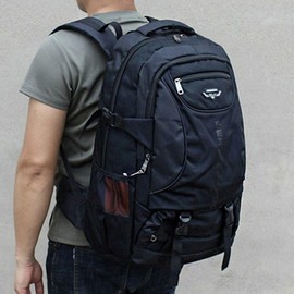 Long-term business trip backpack travel multipurpose storage space big size backpack casual backpack men's backpack bag Black S