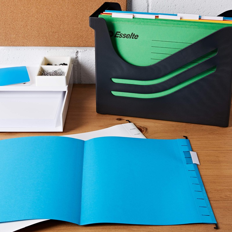 Esselte Pendaflex A4 V Bottom Suspension Files with 4 Tab