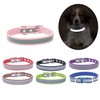 Reflective Dog Collars for Small Dogs, High Bright Reflex Pu Belt Faux Leather Safety Reflective Cat Collor for Xs Small Medium Pet Female Dogs Girls Puppy Kitten, Purple XSmall