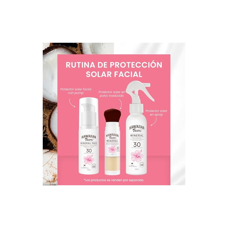 Hawaiian Tropic, Protector Solar Facial Mineral Milk 30 FPS 50ml