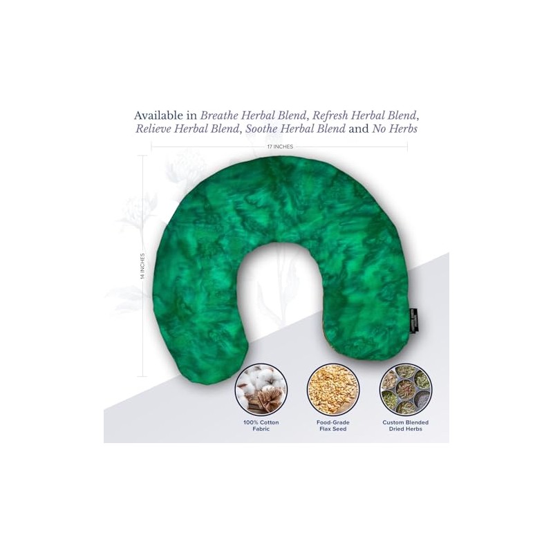 Mother Earth Pillows Large Triggerpoint Flax Pillow for Neck and