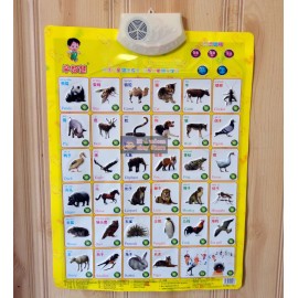 ZAOZHIHUI Children's Early Education Audible Sound Charts --Know Animals