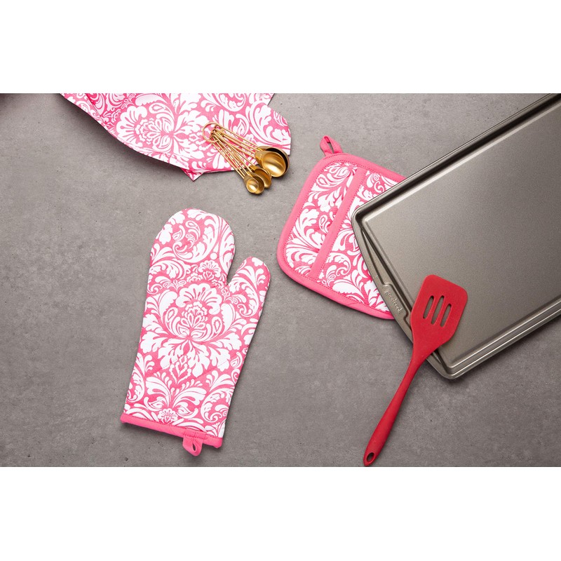 DII 100% Cotton, Machine Washable, Everyday Kitchen Basic, Damask Printed
