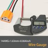HUIQIAODS H4 Headlight Socket Lamp Connector Plug Wire Harness Adapter