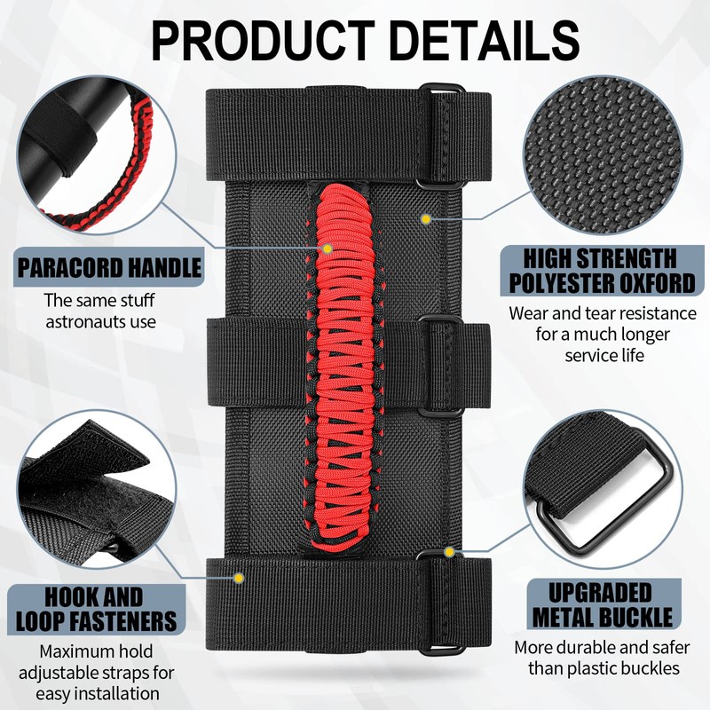 moveland Upgrade 4 Pack Roll Bar Grab Handles Compatible with