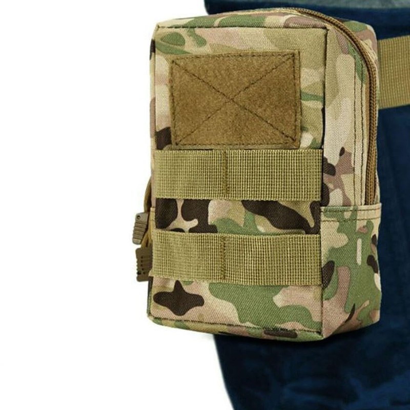 Multicam Camo Tactical MOLLE Utility Pouch Belt Camouflage Admin Tool