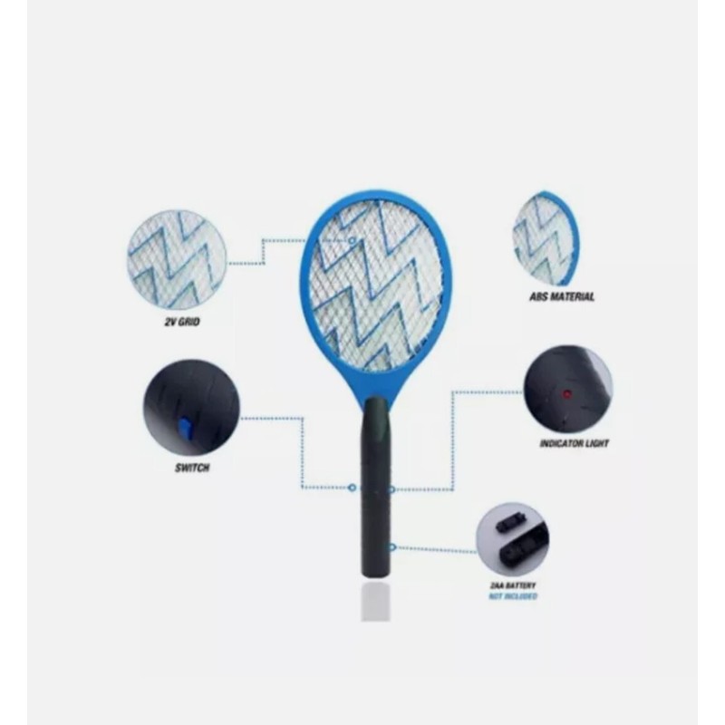 Pic 2 PACK Electric Swatter Fly Handheld Mosquito and Flying