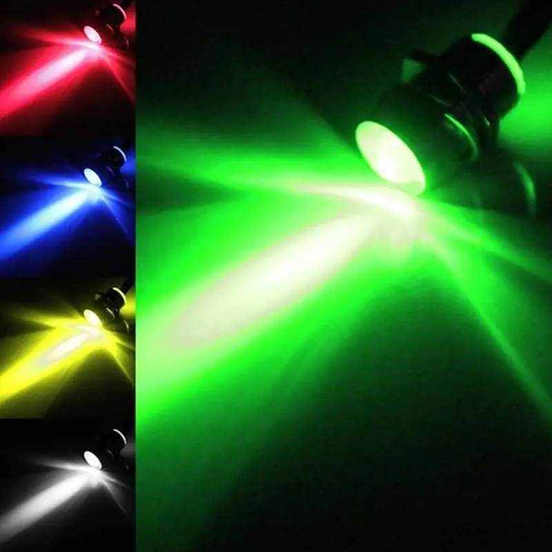 Vrabocry 10pcs 5mm LED Diode Light Diffused Frosted Round Lens