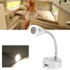 RV Reading Light Flexible Neck 3 Color Light 12‑24V 3W
