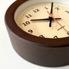 KATOMOKU Dual use clock 7 km-132BRRC Brown Radio Clock Continuous