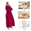 Oksun Womens Plus Size Fleece Dressing Gown Soft Bathrobe Full