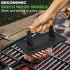 Nutrichef Cast Iron Grill Press - Heavy-Duty Griddle Press with
