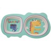 5 pcs set Eco friendly Bamboo Fiber Cartoon Children Tableware