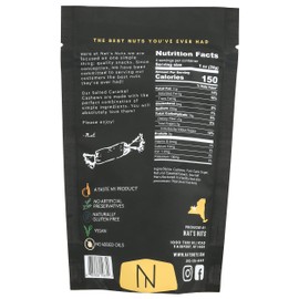 Nat's Nuts Salted Caramel Cashews, 4 OZ