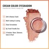 Oulac Warm Peach Glitter Cream Eyeshadow also as Highlighter, Large
